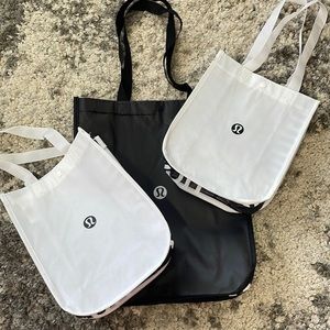 COPY - Newest Black and white Lululemon reusable bags!!